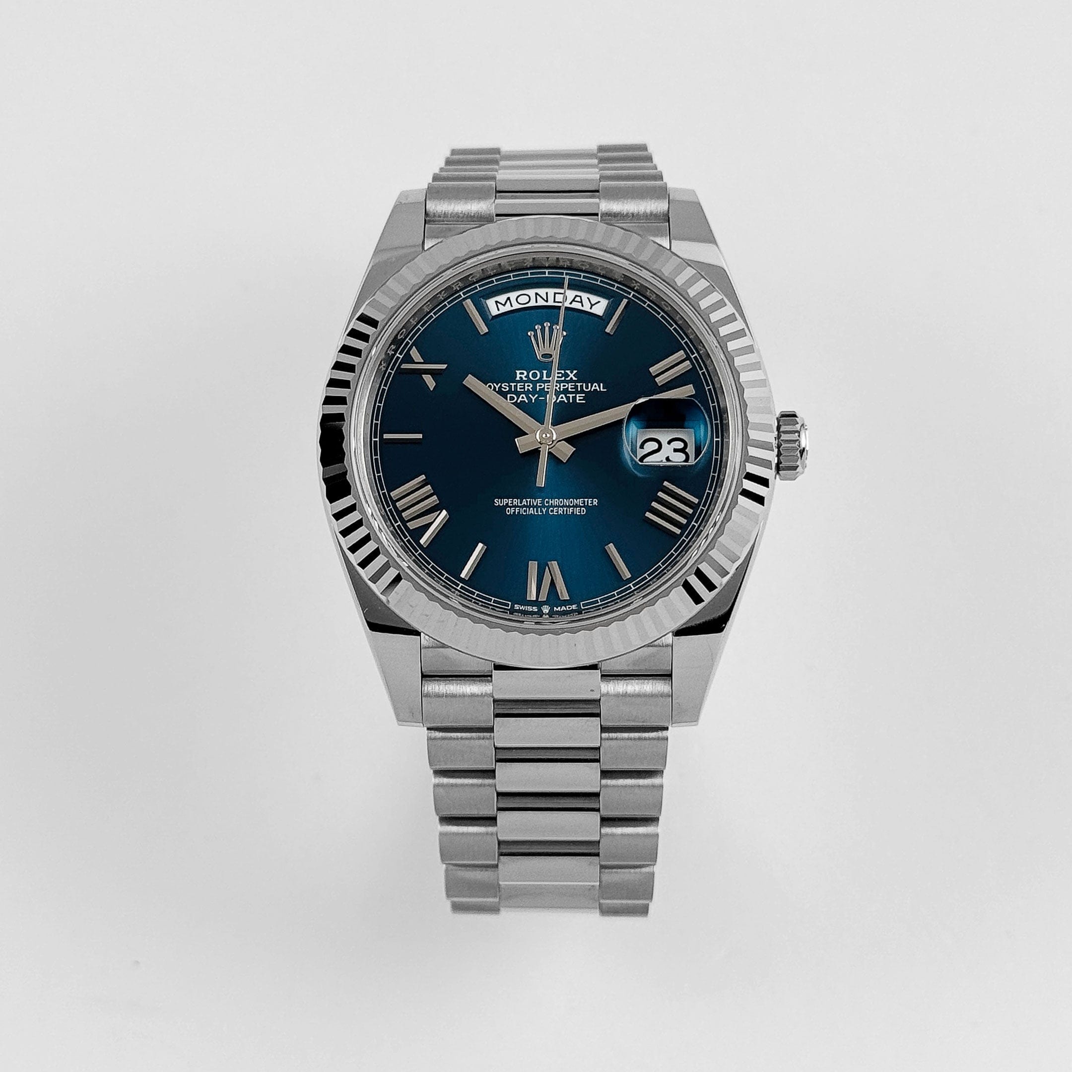 Rolex Day-Date 40 228239 White Gold Blue Dial (2023)