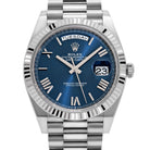 Rolex Day-Date 40 228239 White Gold Blue Ombre Roman Numeral Dial (2025)