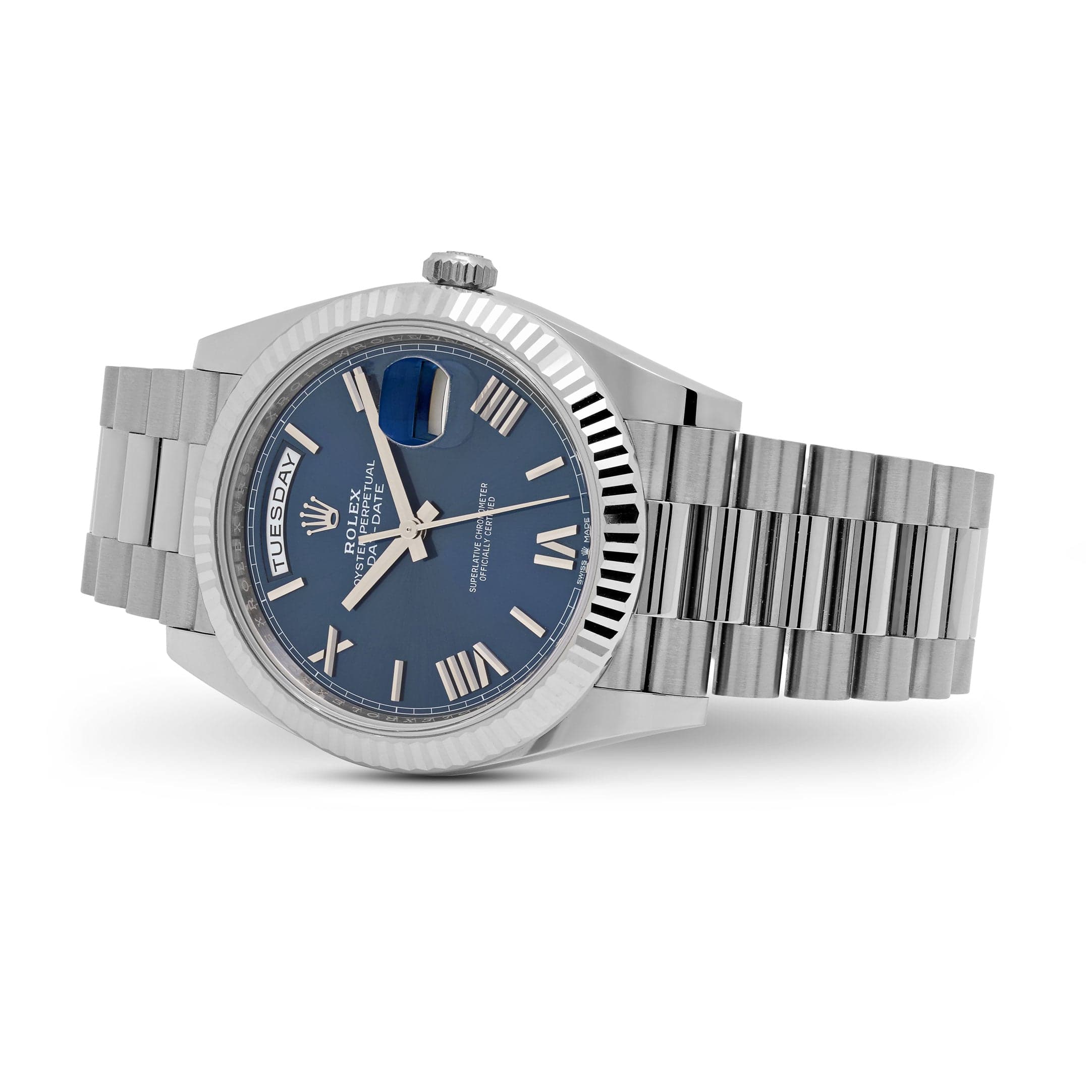a♡ HANDS-ON with the Spectacular ROLEX DAY-DATE 40 with the BLUE