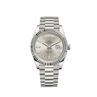 Rolex Day-Date 40 228239 White Gold Silver Diamond Baguette Dial (2024)