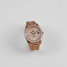 Rolex Day-Date 40 228345RBR Rose Gold Diamond Dial Diamond Bezel (2021)