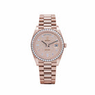 Rolex Day-Date 40 228345RBR Rose Gold Diamond Dial Diamond Bezel (2021)