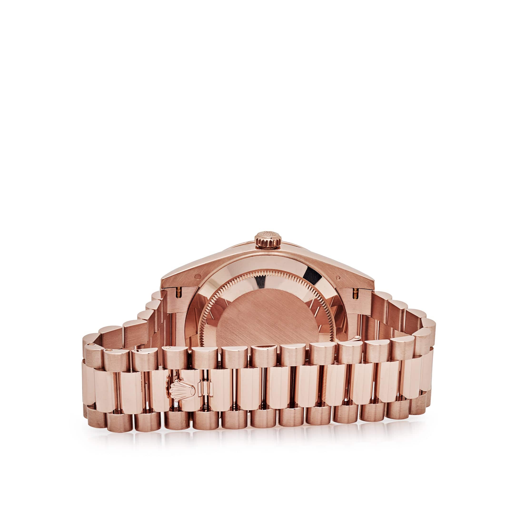 Rolex Day-Date 228345RBR Rose Gold Eisenkiesel Diamond Dial