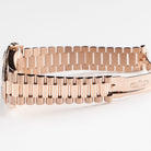 Rolex Day-Date 40 228345RBR Rose Gold Olive Green Roman Numerals Dial Diamond Bezel (2021)