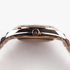 Rolex Day-Date 40 228345RBR Rose Gold Olive Green Roman Numerals Dial Diamond Bezel (2021)