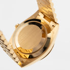 Rolex Day-Date 40 228348RBR Yellow Gold Champagne Diamond Baguette Dial Diamond Bezel (2021)
