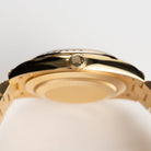 Rolex Day-Date 40 228348RBR Yellow Gold Champagne Diamond Baguette Dial Diamond Bezel (2021)