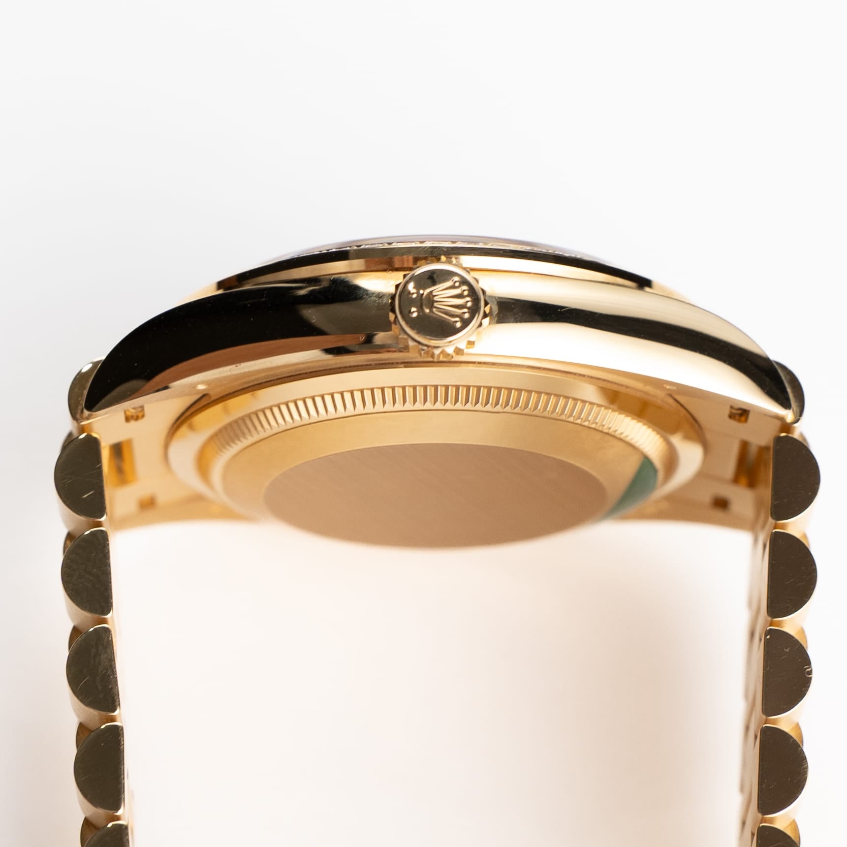 Rolex Day-Date 40 228348RBR Yellow Gold Green Roman Numeral Dial