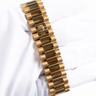 Rolex Day-Date 40 228348RBR Yellow Gold Green Roman Numeral Dial Diamond Bezel (2022)