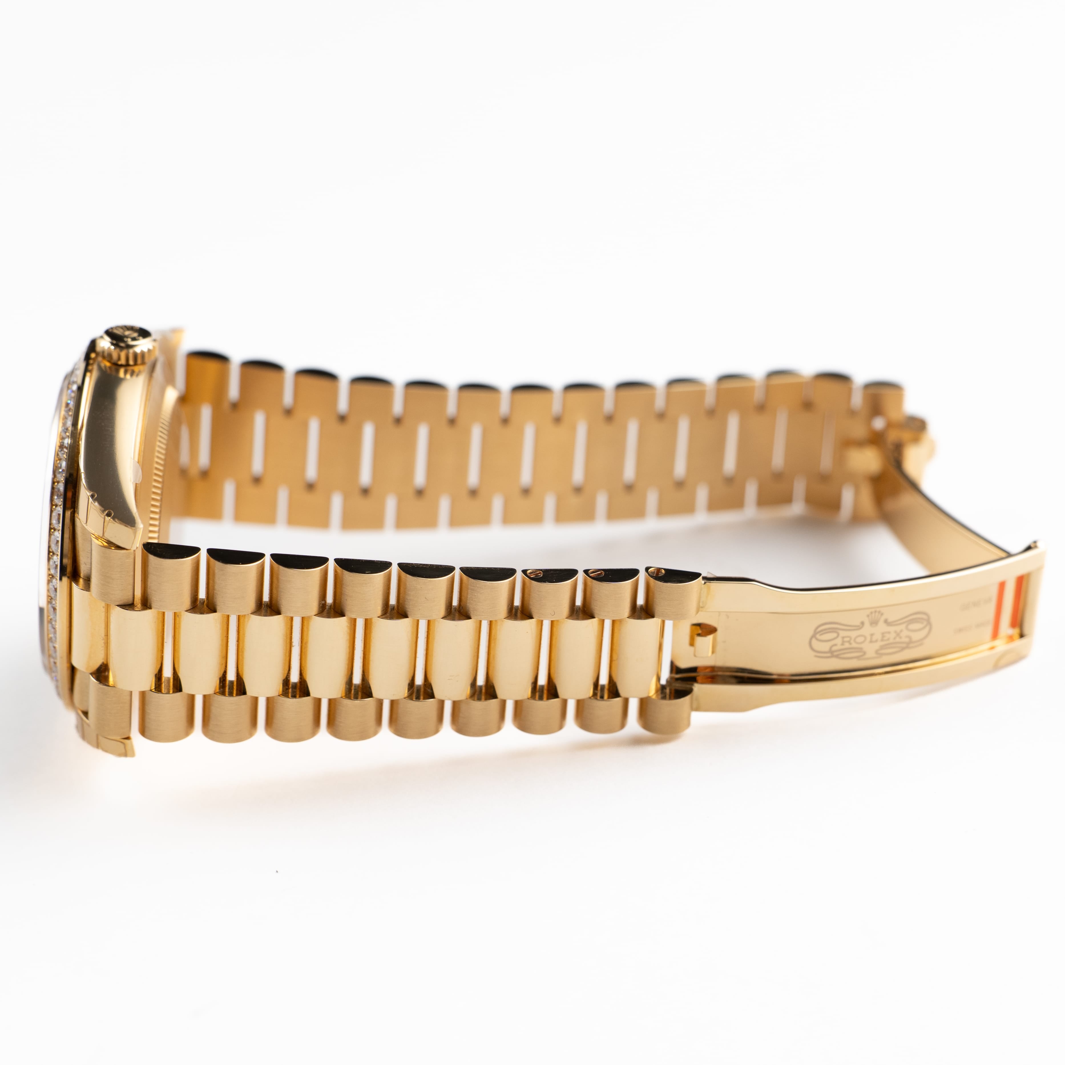 Rolex Day-Date 40 228348RBR Yellow Gold Green Roman Numeral Dial