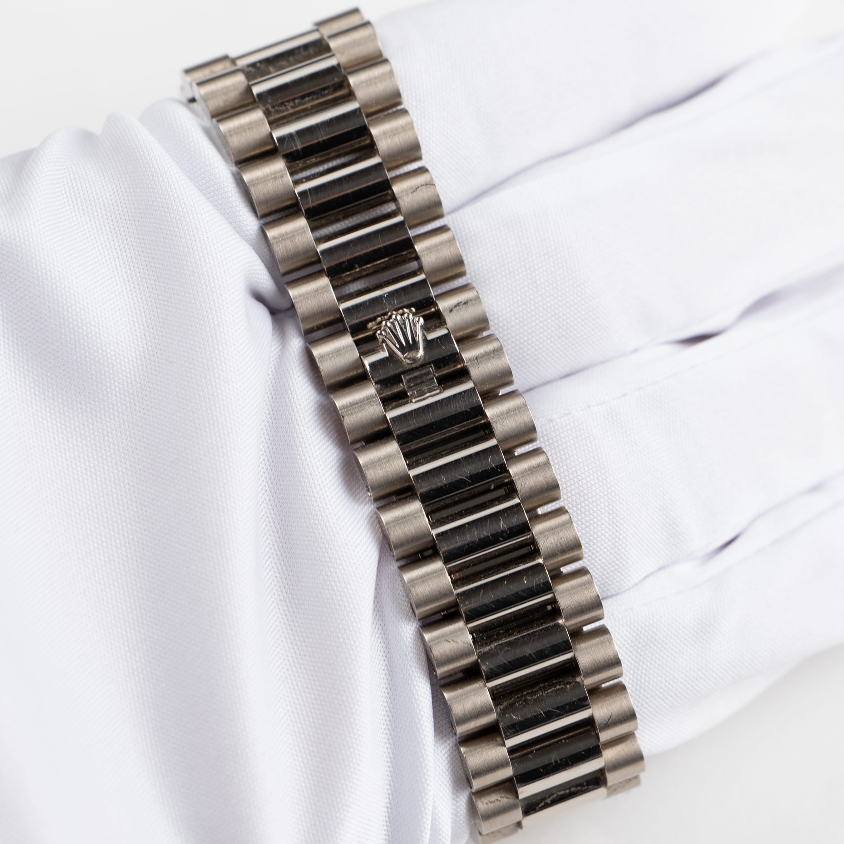 Rolex Day-Date 40 228349RBR White Gold Meteorite Dial Diamond Set (2022)