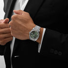Rolex Day-Date 40 228349RBR White Gold Olive Green Dial Diamond Bezel (2023)