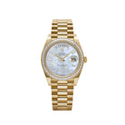Rolex Day-Date 40 228398TBR Yellow Gold Mother of Pearl Diamond Baguette Dial and Bezel (2025)