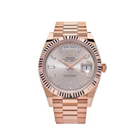 Thumbnail for Luxury Watch Rolex Day-Date 40 Everose Gold Sundust Diamond Dial 228235 Wrist Aficionado