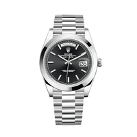 Thumbnail for Luxury Watch Rolex Day-Date 40 Platinum Black Dial 228206 Wrist Aficionado