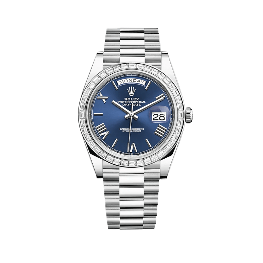 Blue rolex 2024 day date