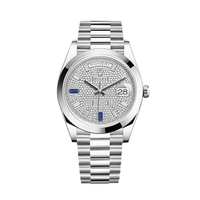 Thumbnail for Luxury Watch Rolex Day-Date 40 Platinum Diamond-Paved Dial 228206 Wrist Aficionado