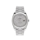 Luxury Watch Rolex Day-Date 40 Platinum Meteorite Diamond Dial 228206 Wrist Aficionado