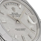 Luxury Watch Rolex Day-Date 40 Platinum Meteorite Diamond Dial 228206 Wrist Aficionado