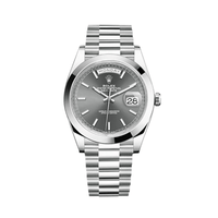 Thumbnail for Luxury Watch Rolex Day-Date 40 Platinum Slate Dial 228206 Wrist Aficionado