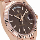 Rolex Day-Date 40 Reference 228235 Rose Gold Chocolate Dial (2024)