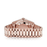 Thumbnail for Luxury Watch Rolex Day-Date 40 Rose Gold Diamond Bezel Sundust Diamond Dial 228345RBR Wrist Aficionado