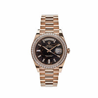 Thumbnail for Luxury Watch Rolex Day-Date 40 Rose Gold Eisenkiesel Diamond Dial & Bezel 228345RBR Wrist Aficionado