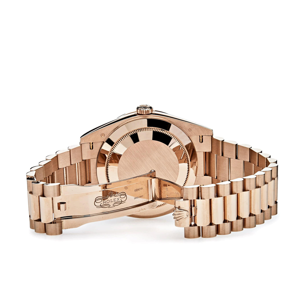 Luxury Watch Rolex Day-Date 40 Rose Gold Eisenkiesel Diamond Dial & Bezel 228345RBR Wrist Aficionado
