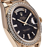 Thumbnail for Luxury Watch Rolex Day-Date 40 Rose Gold Eisenkiesel Diamond Dial & Bezel 228345RBR Wrist Aficionado
