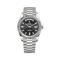 Thumbnail for Luxury Watch Rolex Day-Date 40 White Gold Black Diamond Dial 228239 Wrist Aficionado