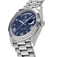 Thumbnail for Luxury Watch Rolex Day-Date 40 White Gold Blue Dial 228239 (2018) Wrist Aficionado
