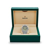 Thumbnail for Luxury Watch Rolex Day-Date 40 White Gold Olive Dial 228239 (2022) Wrist Aficionado