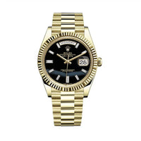 Thumbnail for Luxury Watch Rolex Day-Date 40 Yellow Gold Black Onyx Dial 228238 Wrist Aficionado