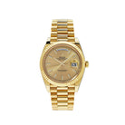 Luxury Watch Rolex Day-Date 40 Yellow Gold Champagne Dial 228238 (Draft 2016) Wrist Aficionado