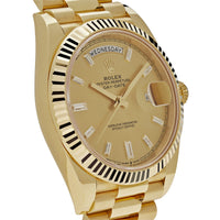 Thumbnail for Rolex Day-Date 40 Yellow Gold Champagne Diamond Dial 228238