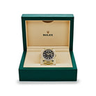 Luxury Watch Rolex Day-Date 40 Yellow Gold Diamond Bezel Black Onyx Dial 228348RBR Wrist Aficionado