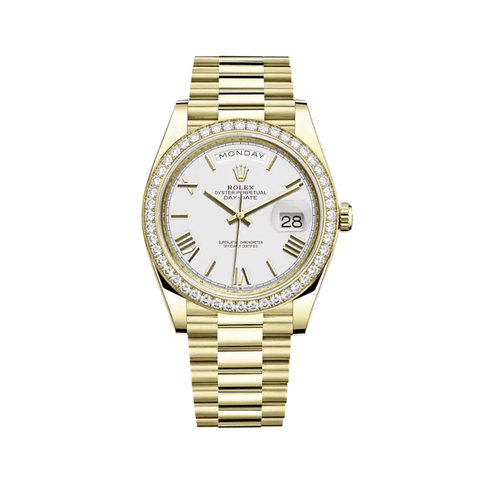 rolex-day-date-40-yellow-gold-diamond-bezel-white-dial-228348rbr-rolex ...