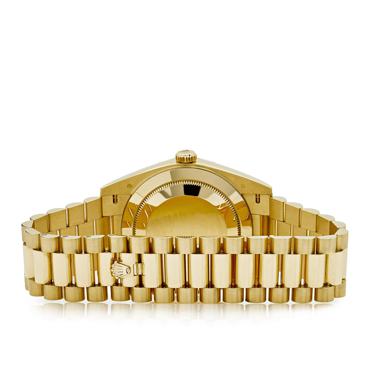 Luxury Watch Rolex Day-Date 40 Yellow Gold Green Dial 228238 Wrist Aficionado