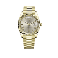 Thumbnail for Luxury Watch Rolex Day-Date 40 Yellow Gold Silver Dial 228238 Wrist Aficionado