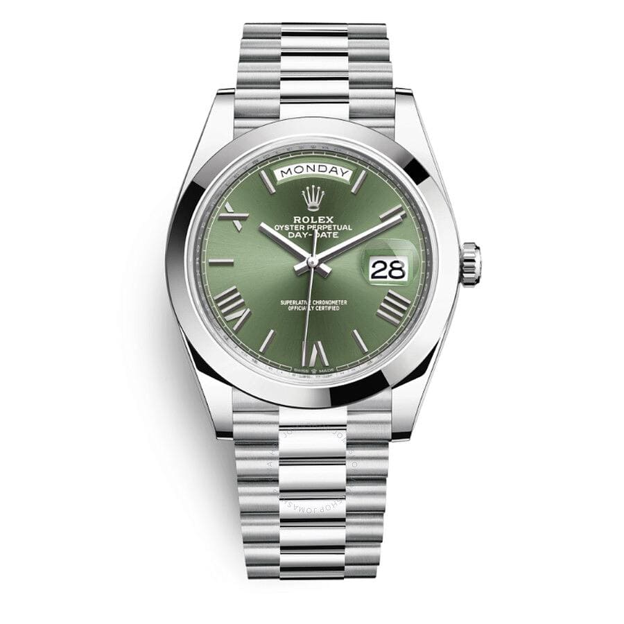 Green face cheap presidential rolex