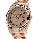 Luxury Watch Rolex Day-Date 41 Rose Gold Pink Dial 218235 Wrist Aficionado