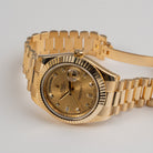 Rolex Day-Date II 218238 Yellow Gold Champagne Diamond Dial