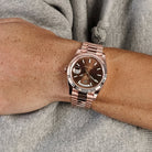 Rolex Day-Date Reference 228235 Rose Gold Chocolate Dial (2024)