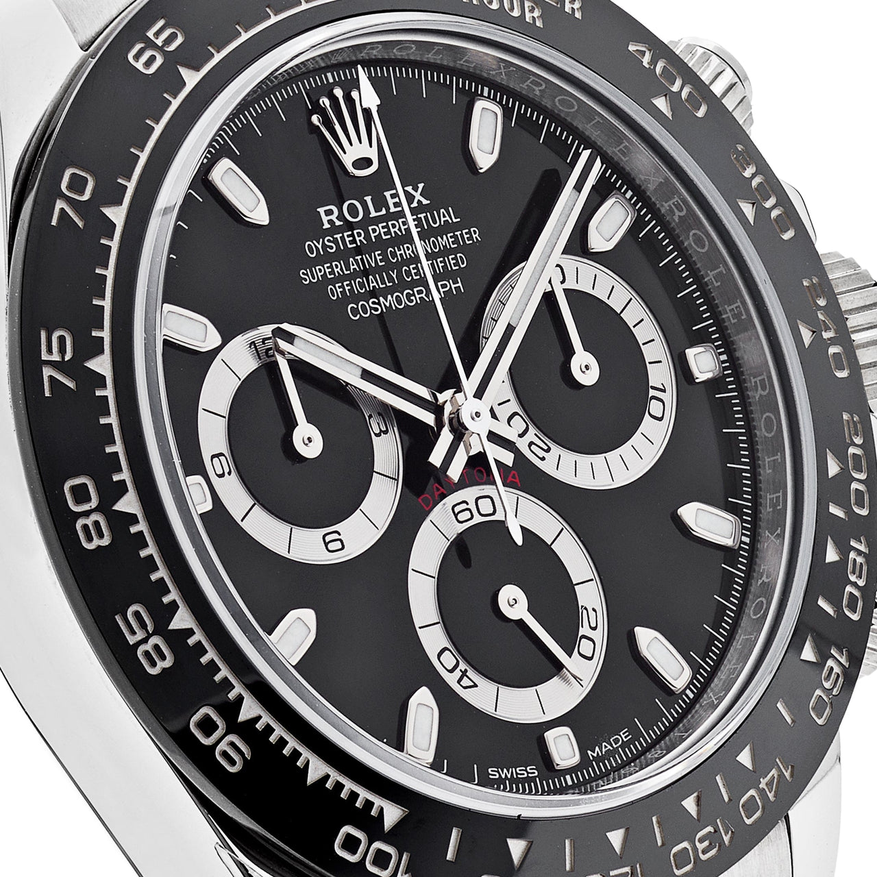 Luxury Watch Rolex Daytona Stainless Steel Black Dial 116500LN (2020) Wrist Aficionado