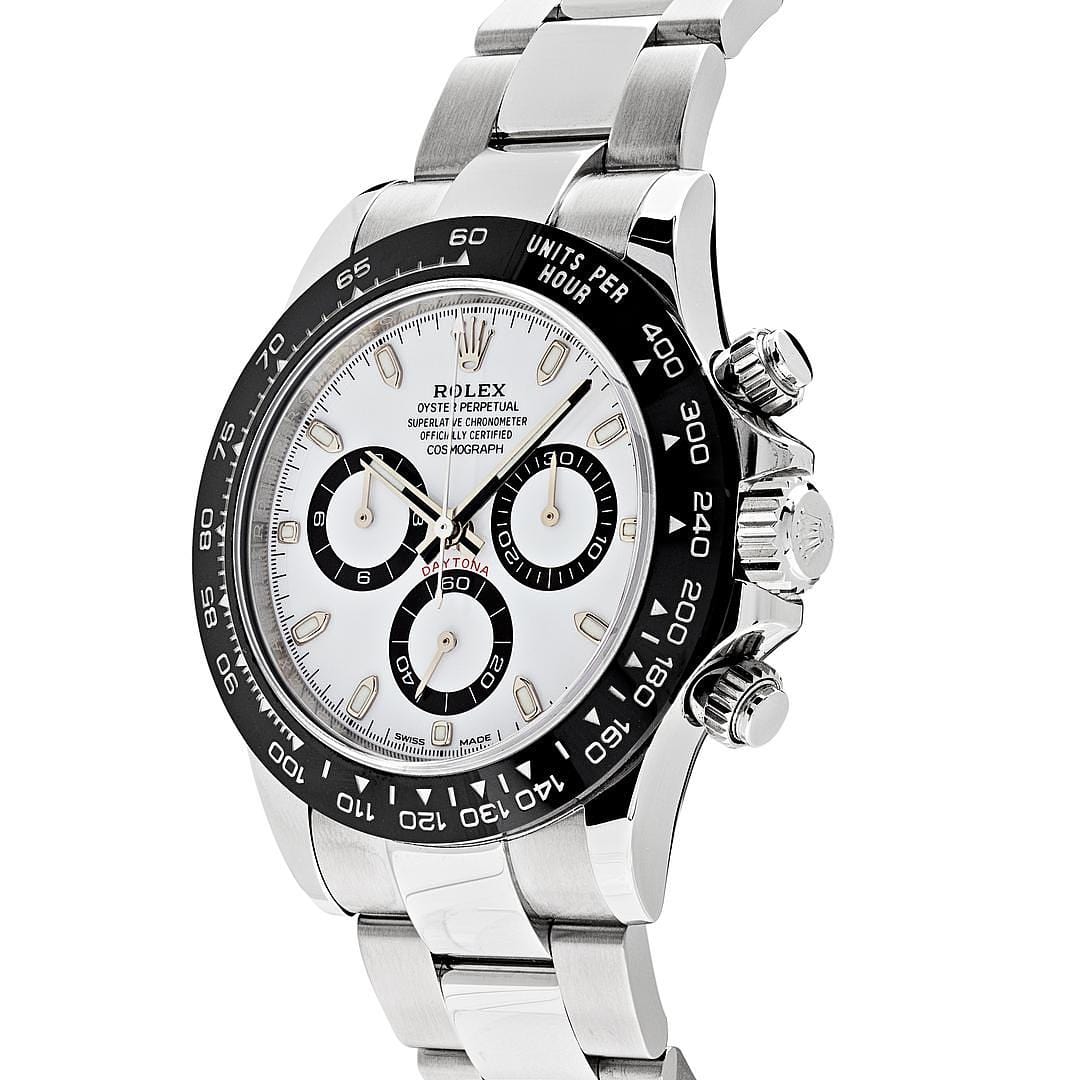 Luxury Watch Rolex Daytona Stainless Steel White Dial Ceramic Bezel 116500LN (Draft P2023) Wrist Aficionado