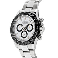 Thumbnail for Luxury Watch Rolex Daytona Stainless Steel White Dial Ceramic Bezel 116500LN (Draft P2023) Wrist Aficionado