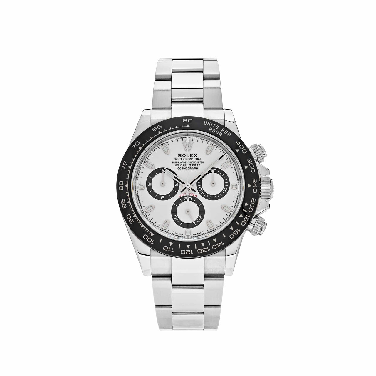 Luxury Watch Rolex Daytona Stainless Steel White Dial Ceramic Bezel 116500LN (2023) Wrist Aficionado