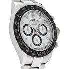 Luxury Watch Rolex Daytona Stainless Steel White Dial Ceramic Bezel 116500LN (2023) Wrist Aficionado