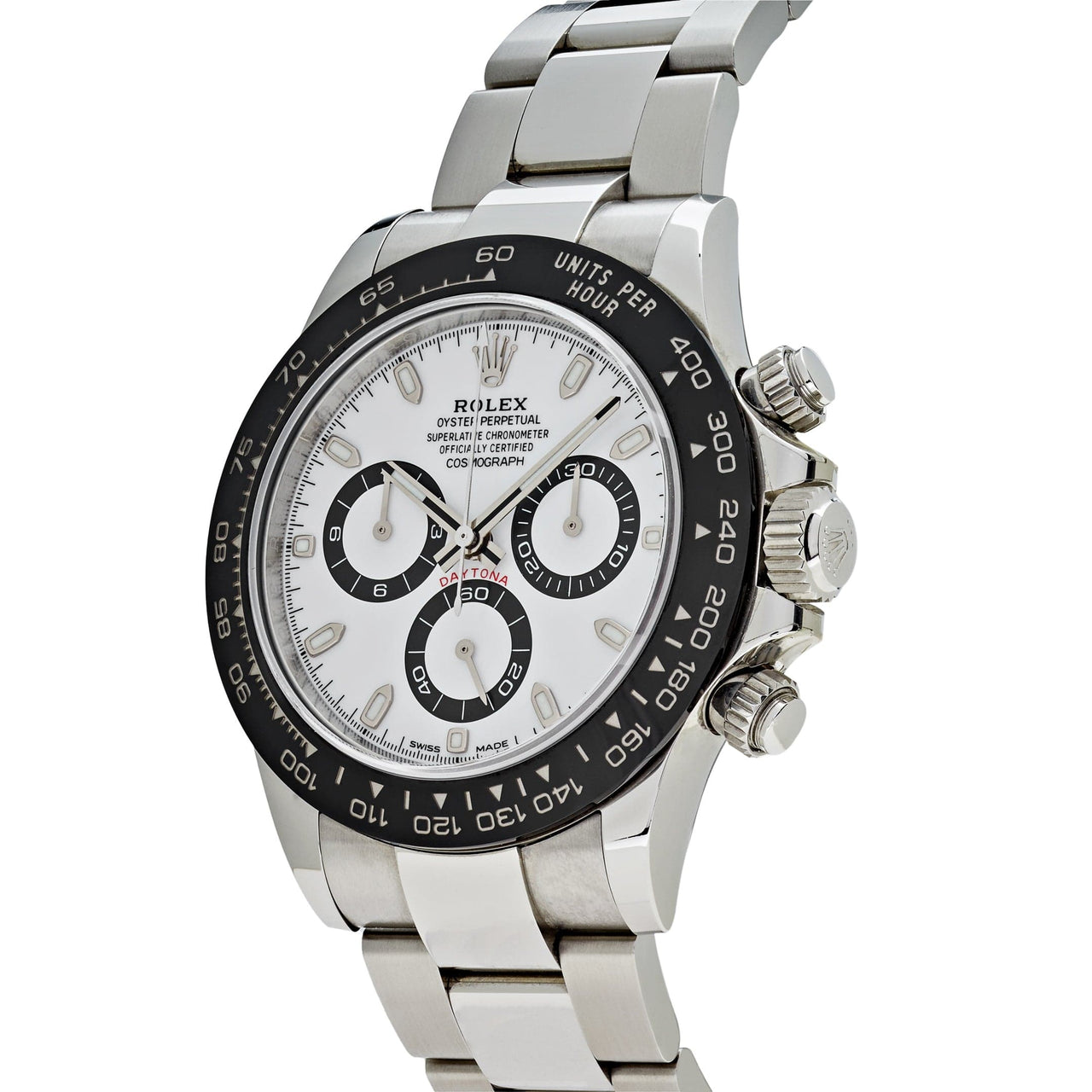 Luxury Watch Rolex Daytona Stainless Steel White Dial Ceramic Bezel 116500LN (2023) Wrist Aficionado