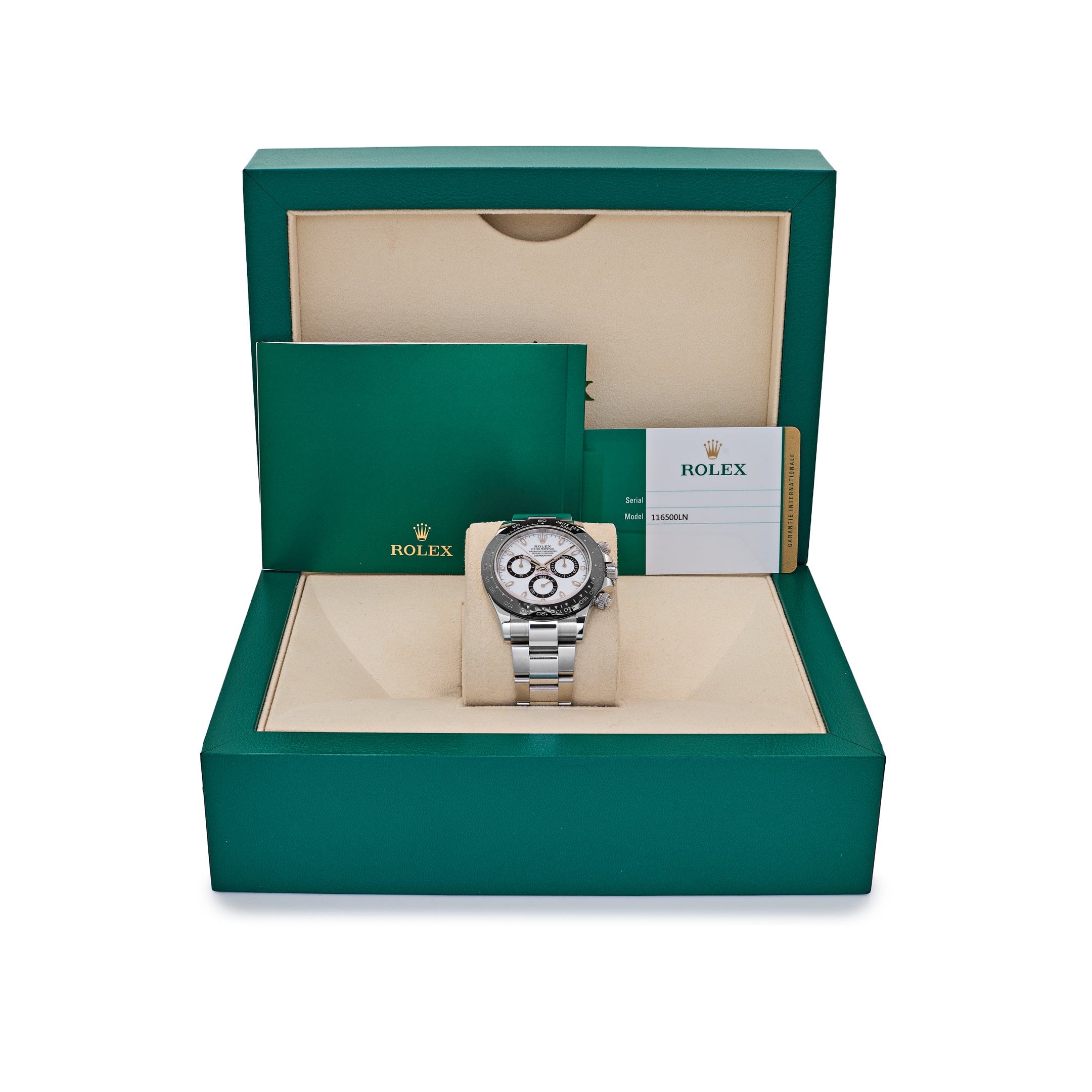 Rolex Daytona 116500LN Stainless Steel White Panda Dial (2018)